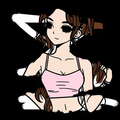 girl in crop top