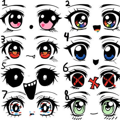 anime eyes