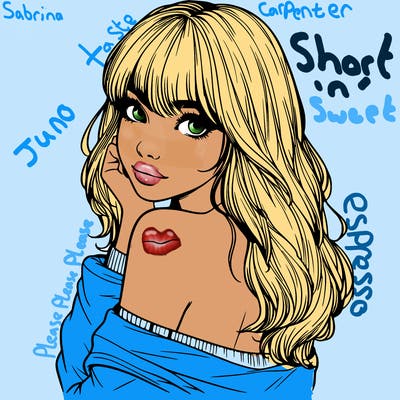 realistic girl with bangs looking over her shoulder