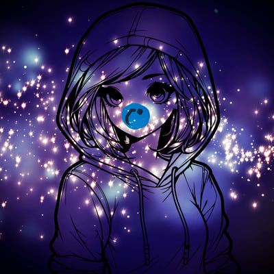 realistic girl with hoodie