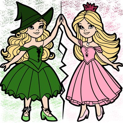 alphaba and glinda split