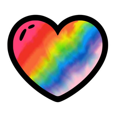 a blank heart