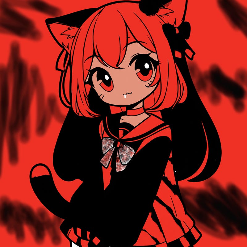 cat anime girl
