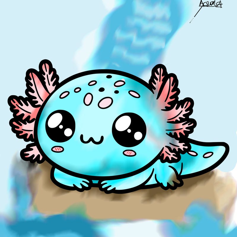 cute axolotl