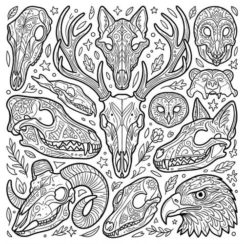Animal Skull Skeletons