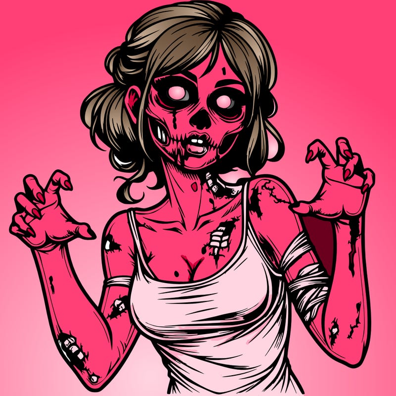realistic zombie girl