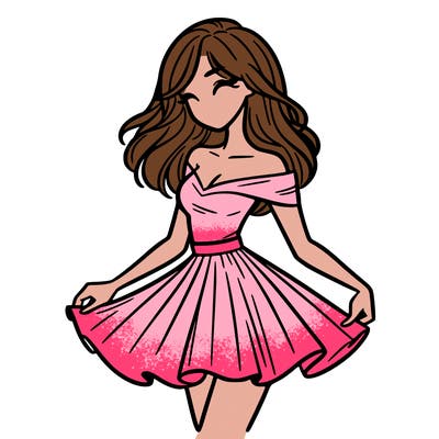 woman in skirt