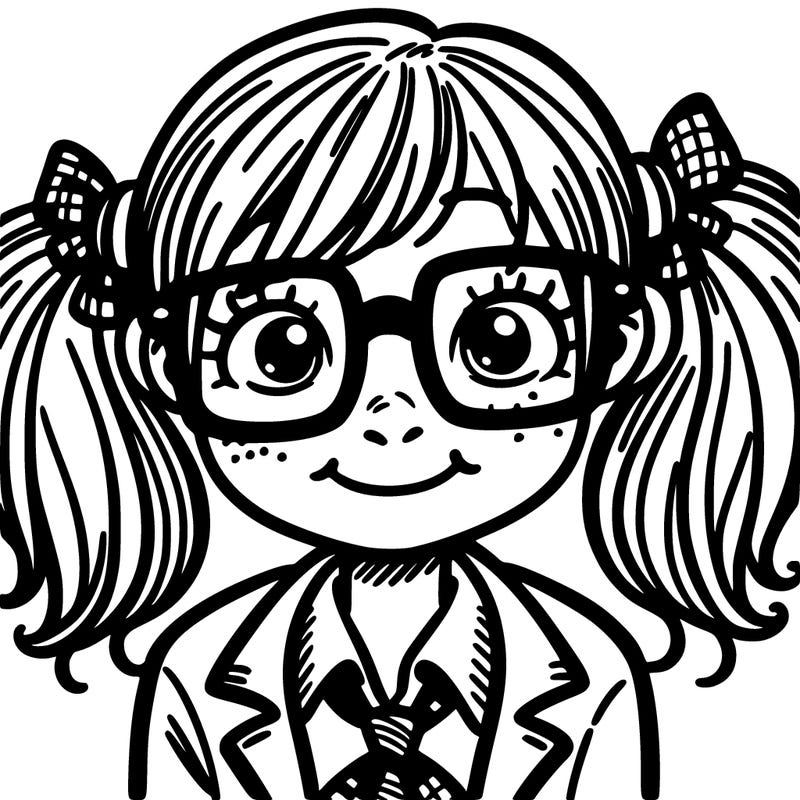 nerd girl