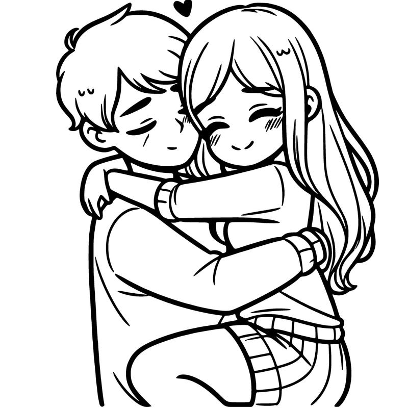 girl hugging her boyfriend