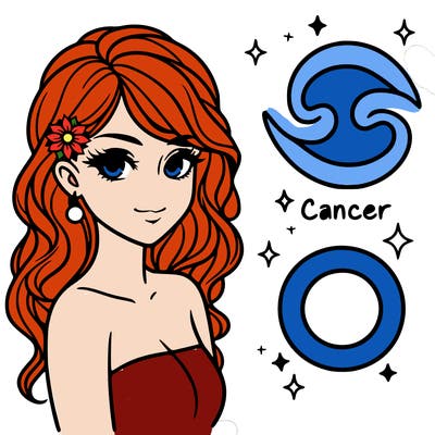cancer zodiac sign woman beautiful