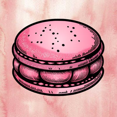 realistic macaroon