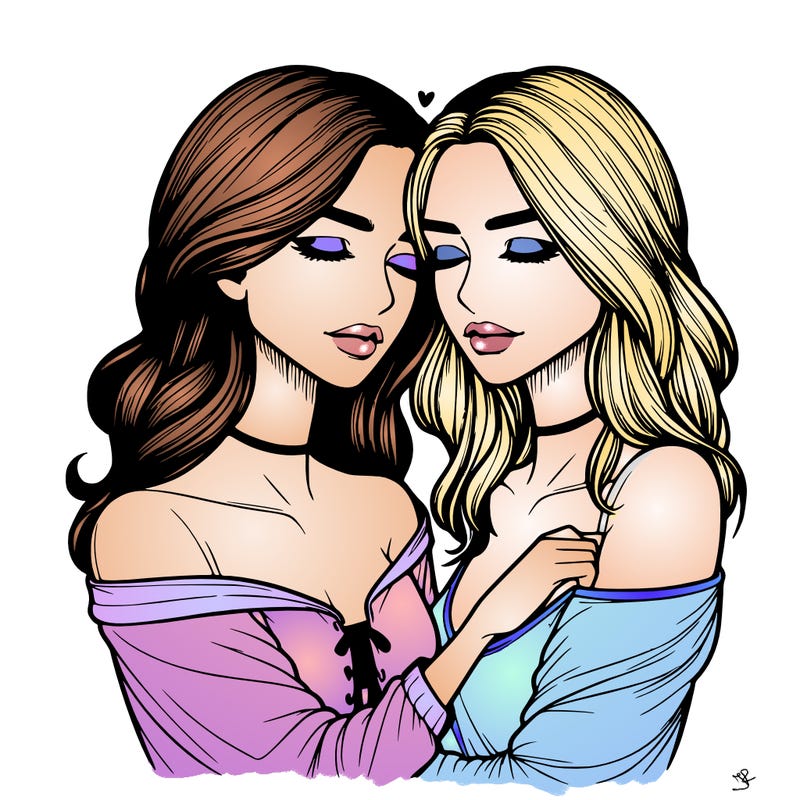 realistic girls in love