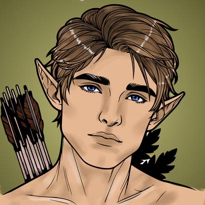 realistic male elf