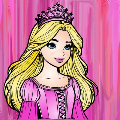 a realistic medieval princess with a tiara