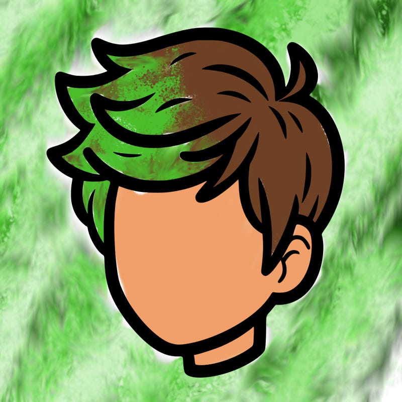 head outline with hair no face