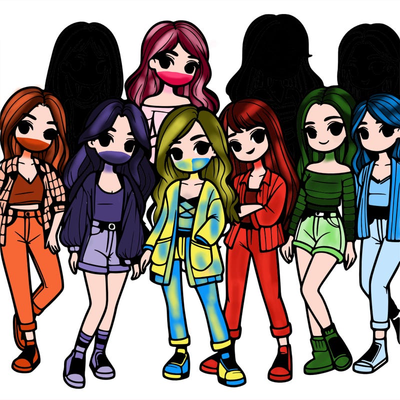 group of girls