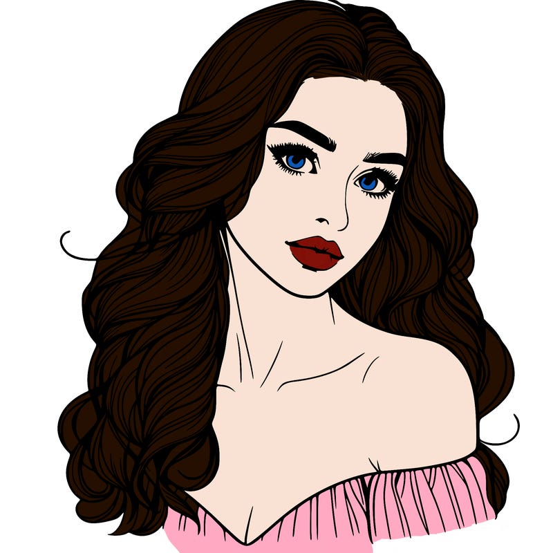 beautiful realistic girl