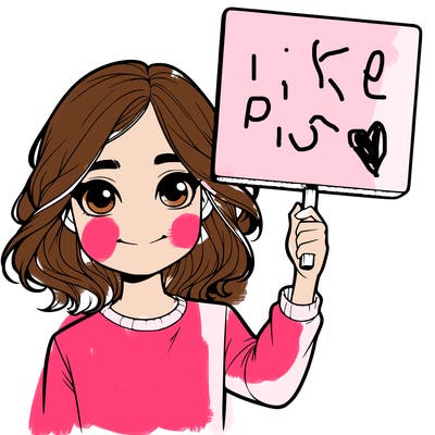 realistic girl holding up a sign