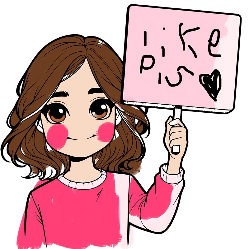 realistic girl holding up a sign