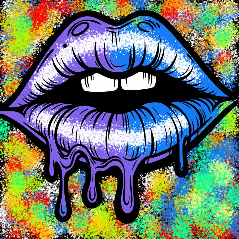 lips that look realistic and drip