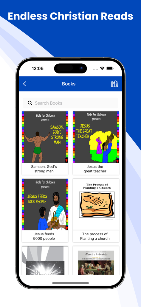 ESV Bible* - さまざまなキリスト教文学やイラスト付き児童物語を特徴とするESV聖書アプリの書籍セクション