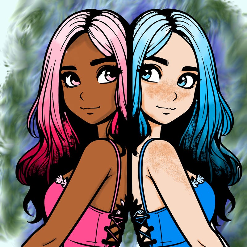 a realistic girl split