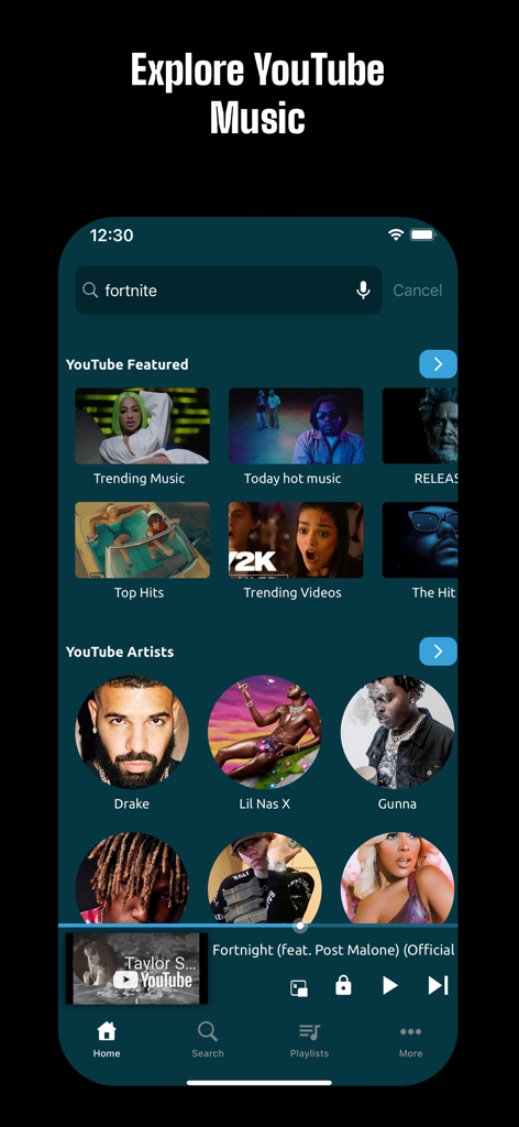 Music : Simple Music Streaming - Music App | MWM