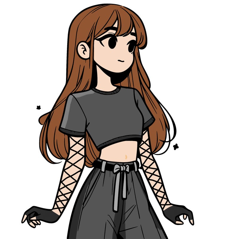 girl in a cute crop top