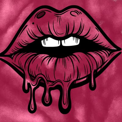 lips that look realistic and drip