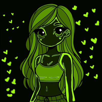 girl with crop top