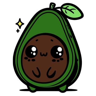 cute avocado