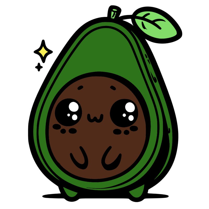 cute avocado