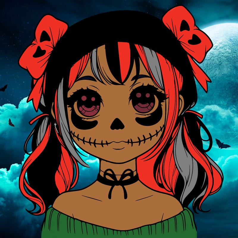 realistic girl halloween