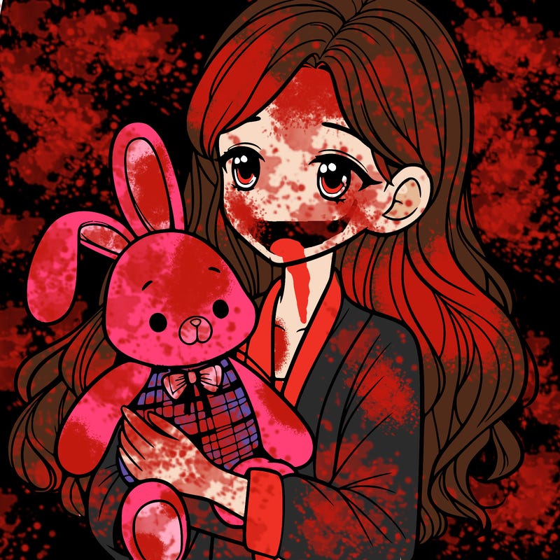 woman holding stuffed bunny