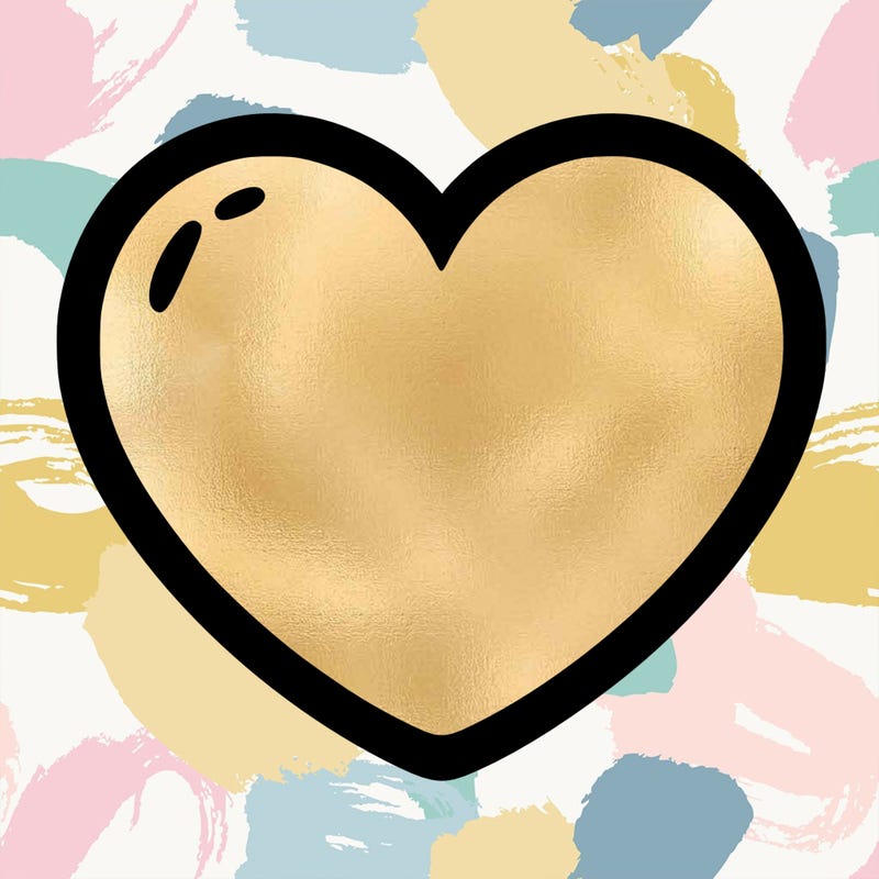 a blank heart