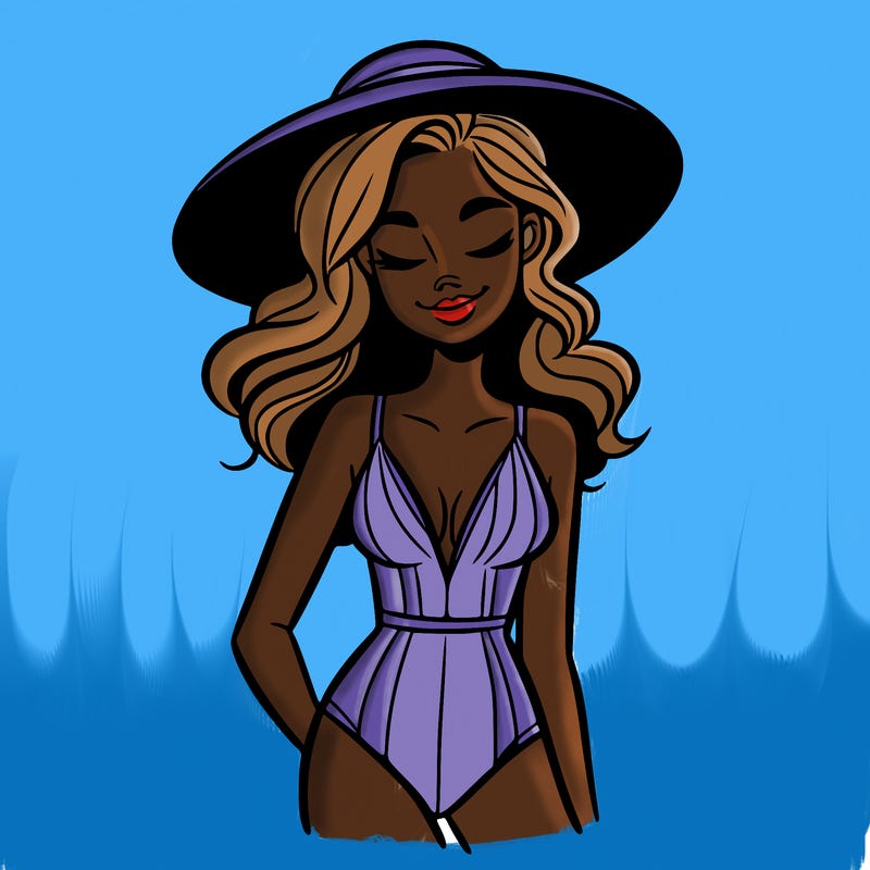 woman, swimsuit