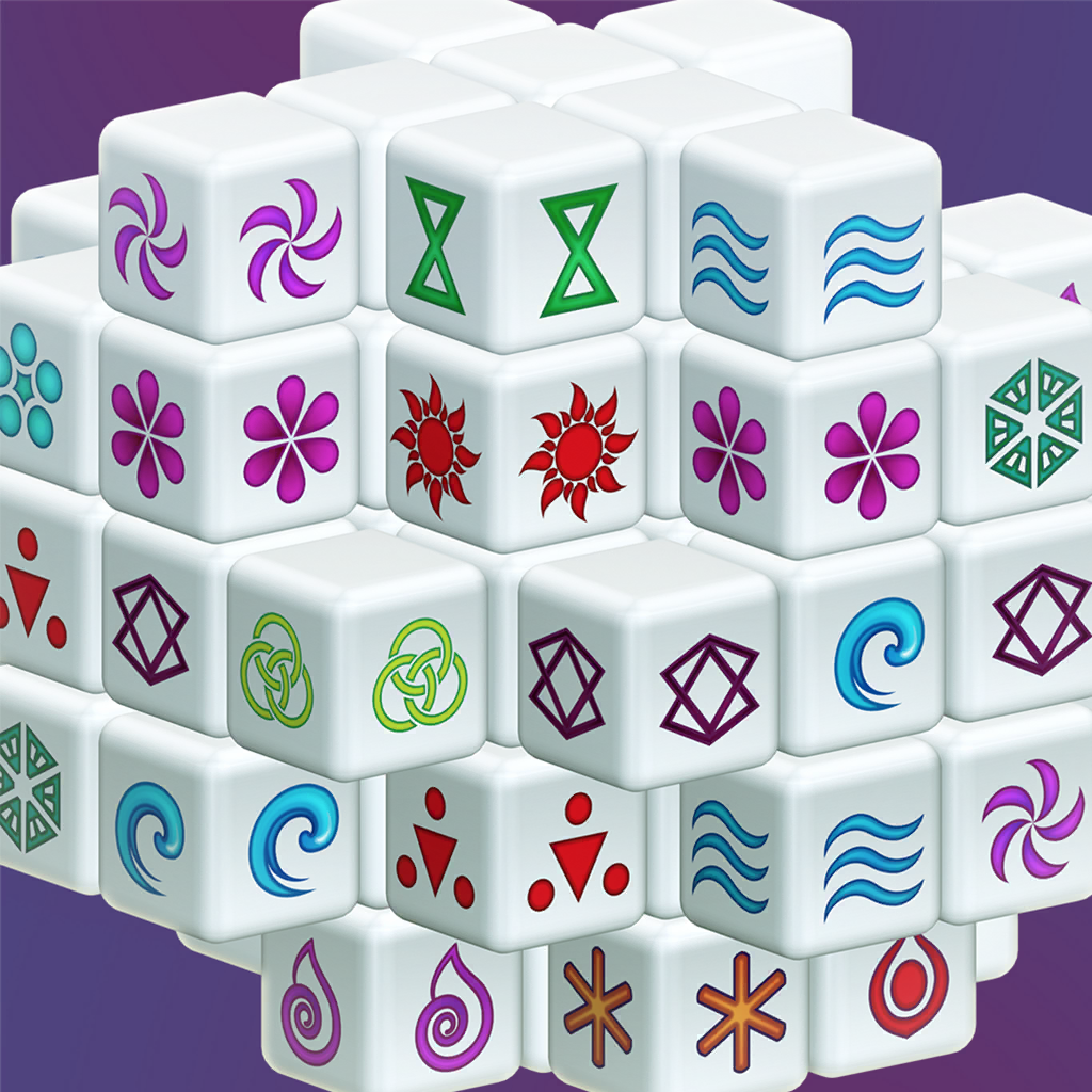 Mahjong Dimensions - 3D Cube - Games App | MWM