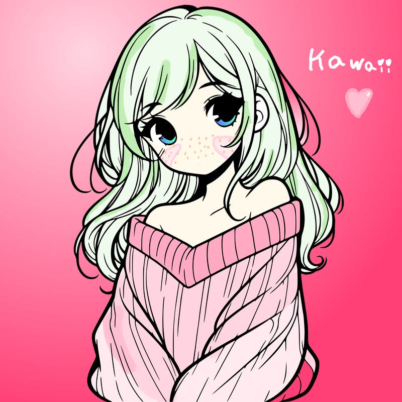 shy pretty girl wearing a sweater that is falling off one shoulder portrait