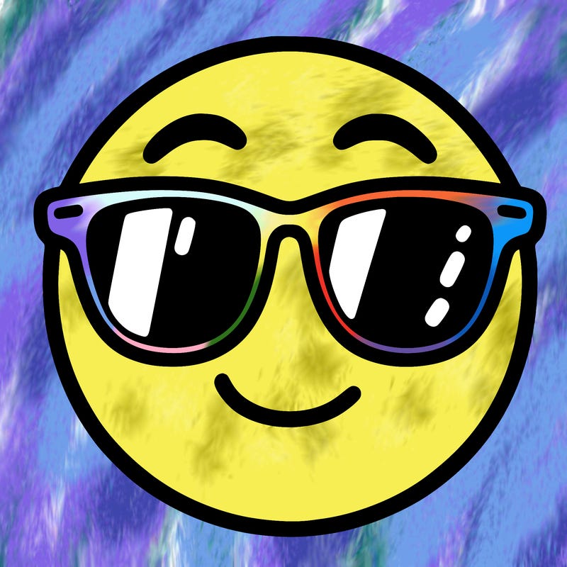 emoji with sunglasses