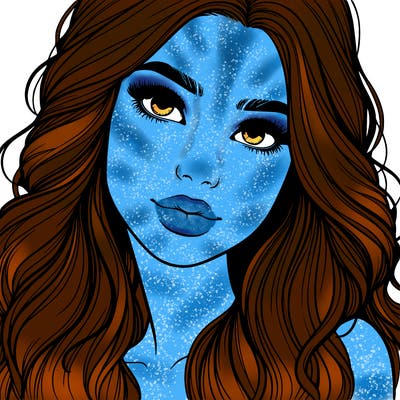 beautiful realistic girl