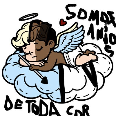 cupid asleep on a cloud