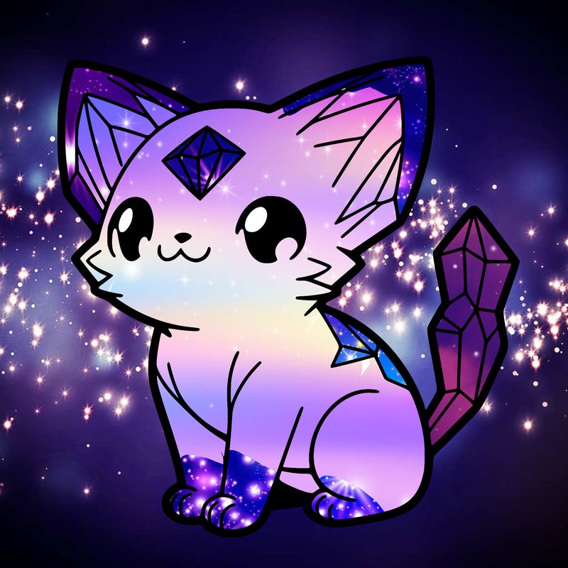 crystal kitten