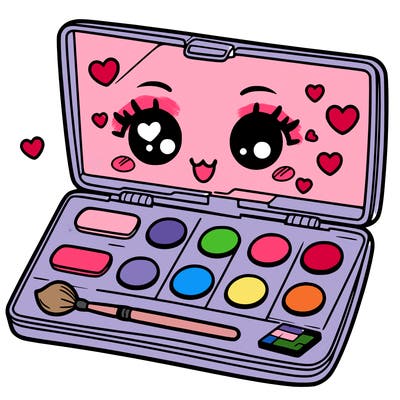makeup pallet