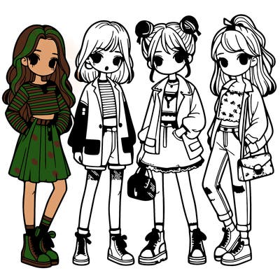 girls with fashion