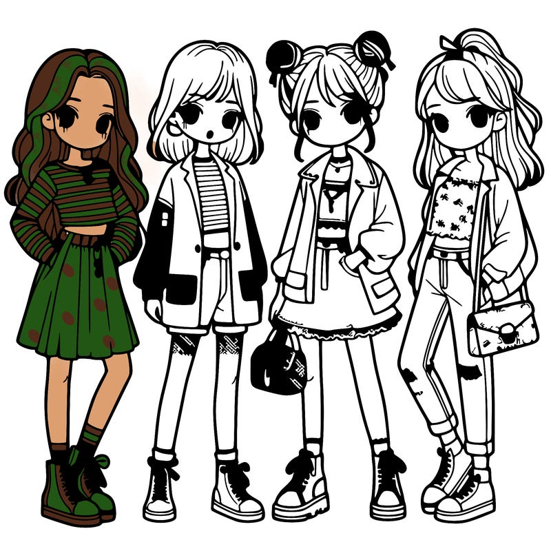 girls with fashion