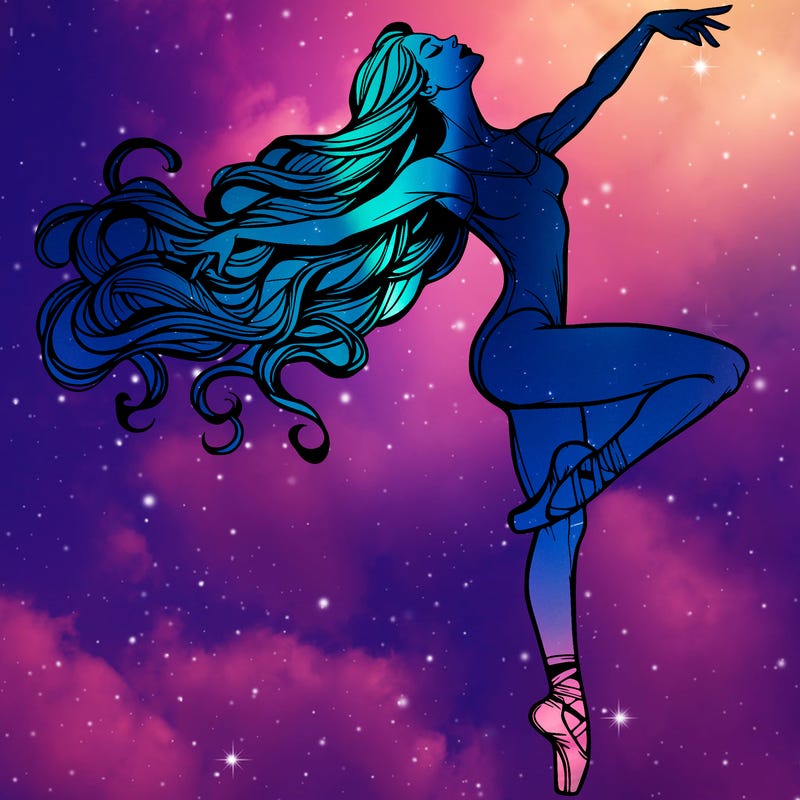 realistic woman dancer