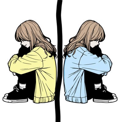 a lonely girl realistic