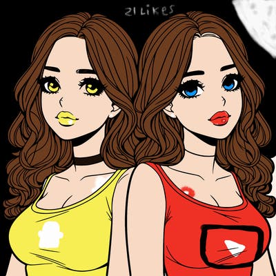 realistic twin sisters