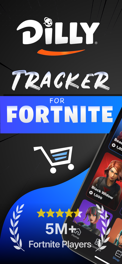 Dilly Fortnite tracker and item shop companion app
