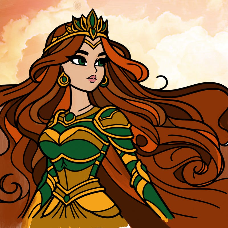 beautiful warrior queen